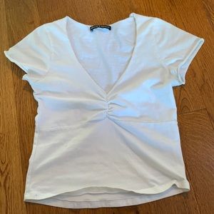 Brandy Melville white Gina top
